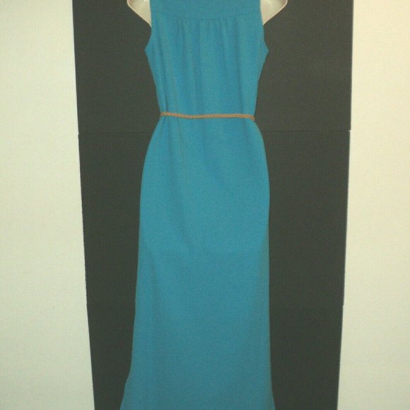 Jade Melody Tam Dress Sz. S Teal Blue Sleeveless - Picture 4 of 7